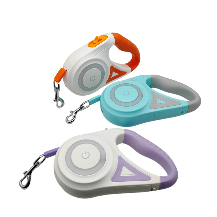 Tactical tractable lead dog training rainbow leashes