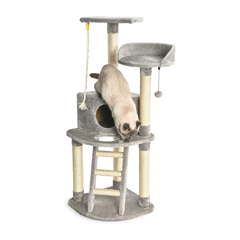 Wood luxurious cat scratcher pet tree