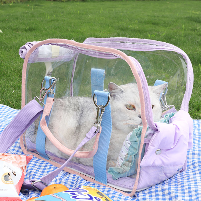 Foldable breathable transport pet carrier dog cat bag for pet