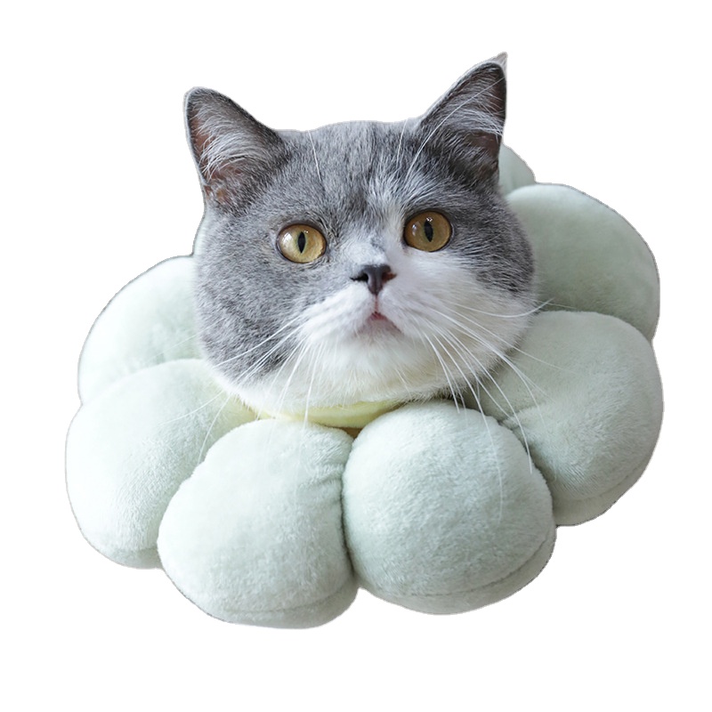 Soft Cat Collar Cat Cone Collar Elizabeth Collar Loops-Protective Wound Healing Specially Designed for Cats