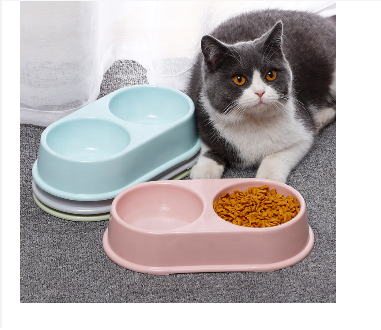 Dog cat food and water bowls Non Slip&Non Spill Durable Melamine Dish Plastic Food Feeding Water Dish Bowl Feeder for pets gift