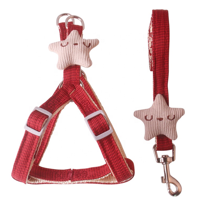 New pet traction rope starfish chest strap dog chain walking rope vest type dog traction rope