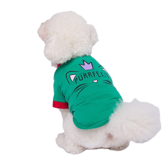 Pet dog spring and summer T-shirt clothes puppy cat clothes