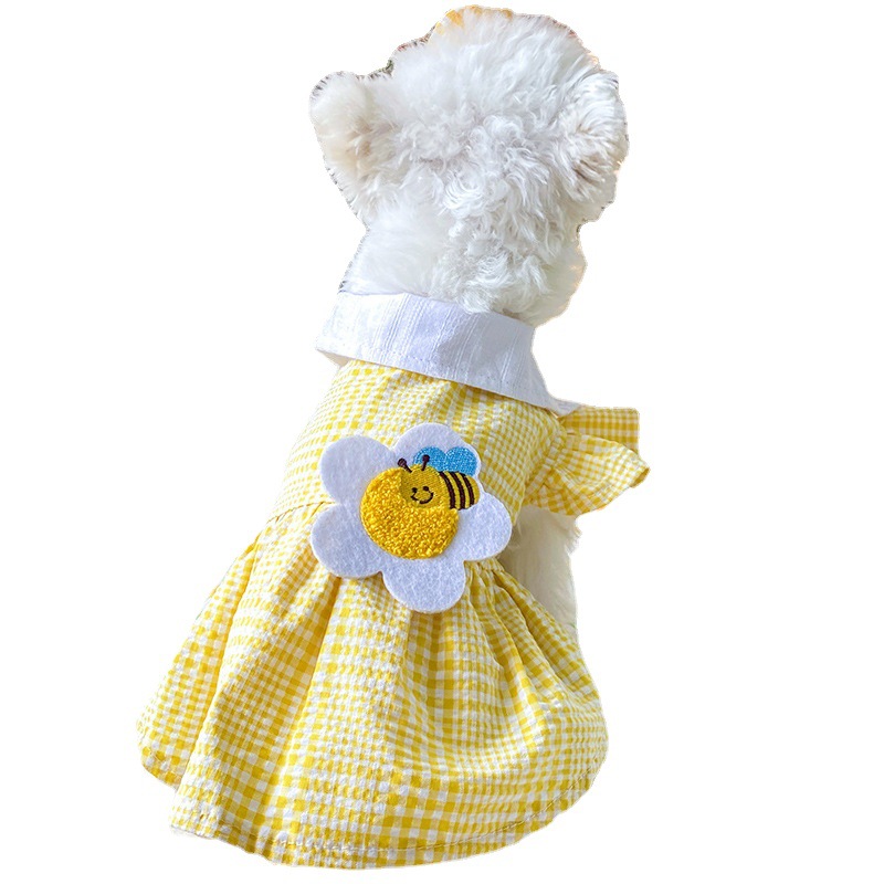 Pet dog spring and summer Vest clothes puppy cat dresses