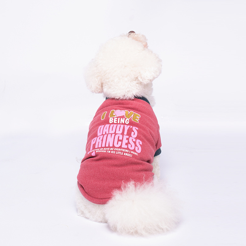 Spring and Autumn cat small Lapel knitted sweater dog bottomed coat pet cardigan clothes