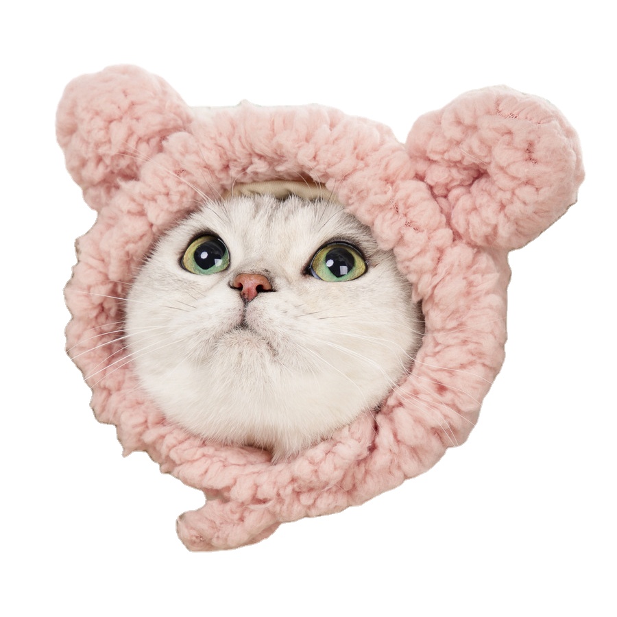 Cat headgear pet hat dog kitten headdress cute funny bear dog accessories Funny Cat Hat bear ears