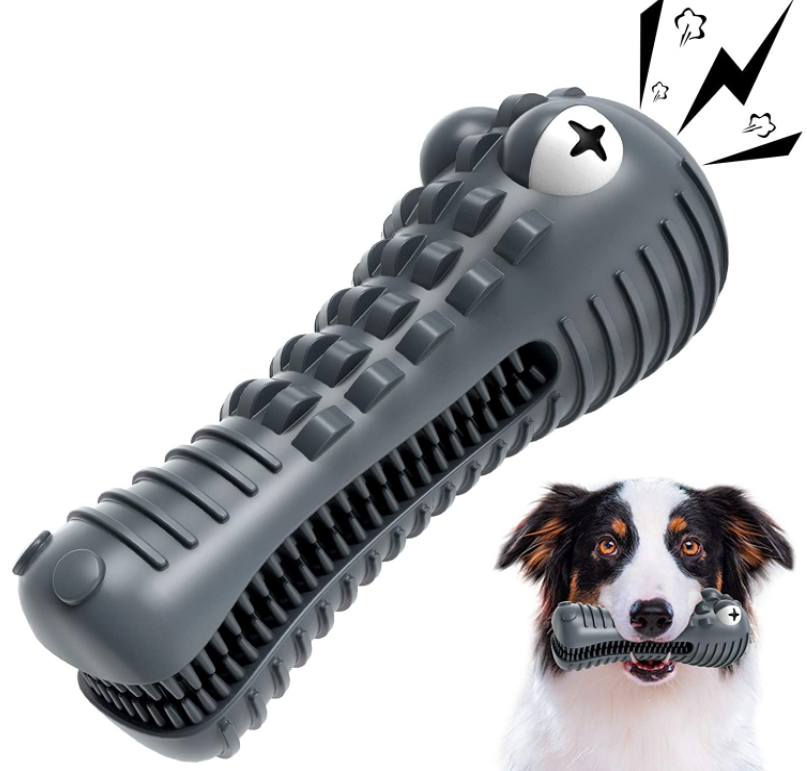 Eco-friendly and Elastic Dog Chew Toys with Milk Flavor